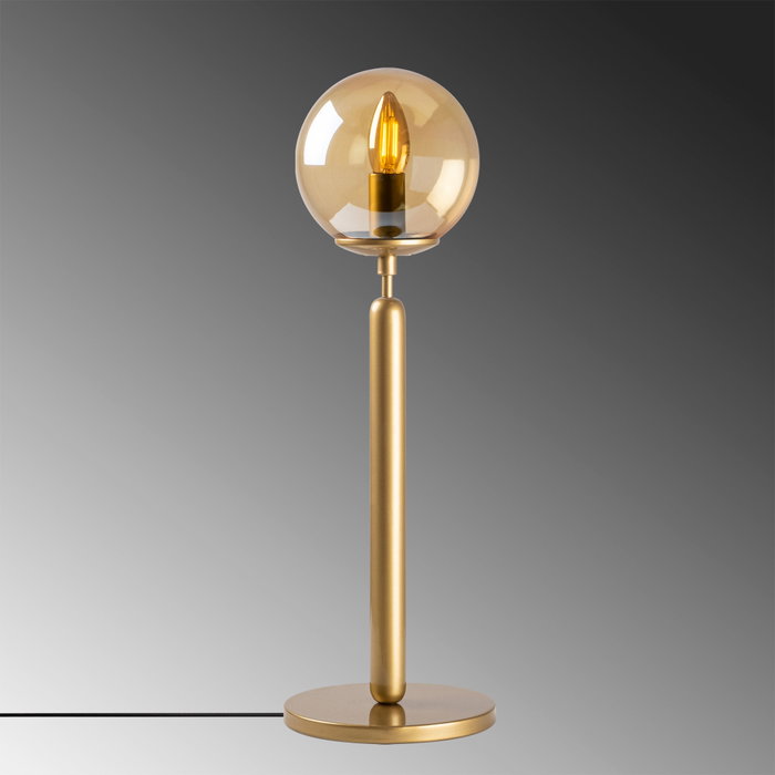 Opviq King - 11462 Lámpara de Mesa Cobre Vintage